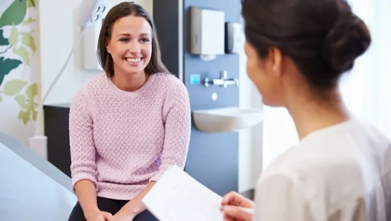 Woman with autoimmune disease getting functional medicine lab tests