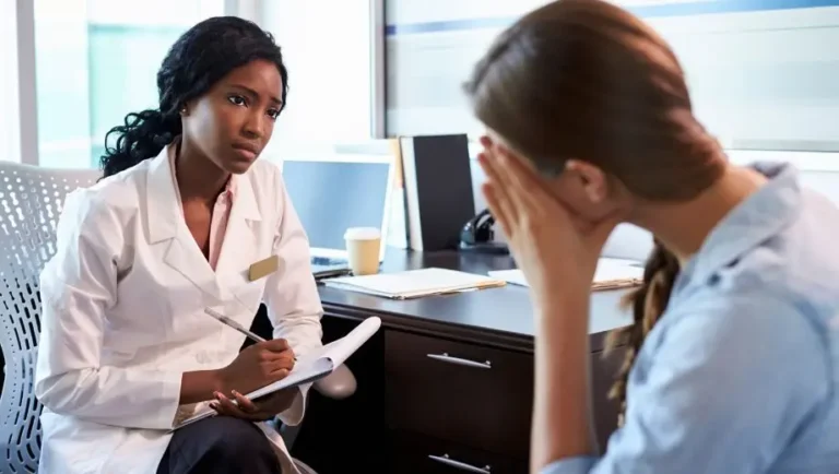 Woman with autoimmune disease worried about her health.